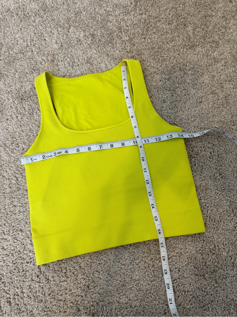 DSG Ribbed Tank Top, Small - Picture 5 of 6